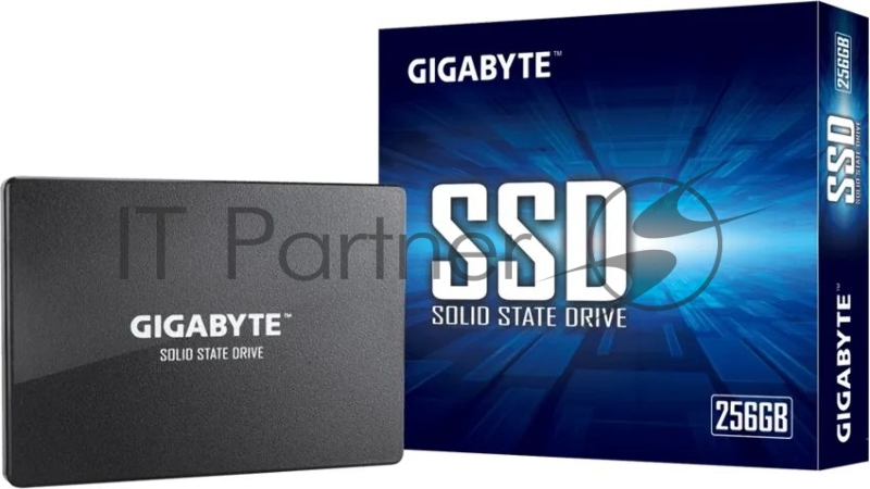 Накопитель SSD Gigabyte 256GB Client GP-GSTFS31256GTND 2.5 SATA 6Gb/s, 520/500, IOPS 80/85K, MTBF 2M, TLC, DRAM less, 100TBW, RTL {40}