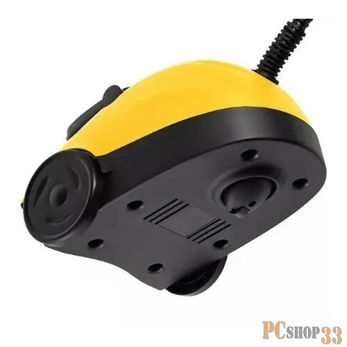 Пароочиститель напольный Kitfort КТ-9136-1 1500Вт черный/желтый