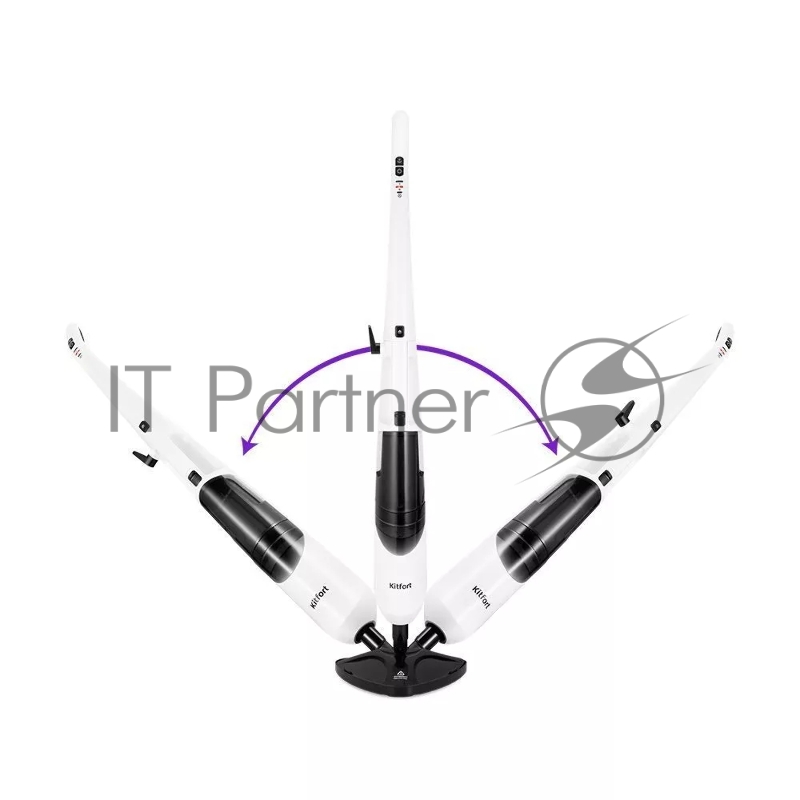 Швабра паровая Kitfort КТ-1021 1630Вт белый/черный