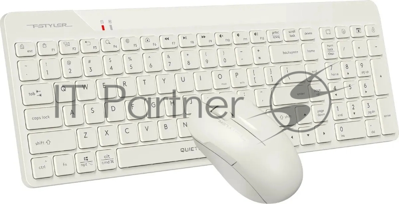 Клавиатура + мышь A4Tech Fstyler FG2300 Air клав:бежевый мышь:бежевый USB беспроводная slim (FG2300 AIR BEIGE)