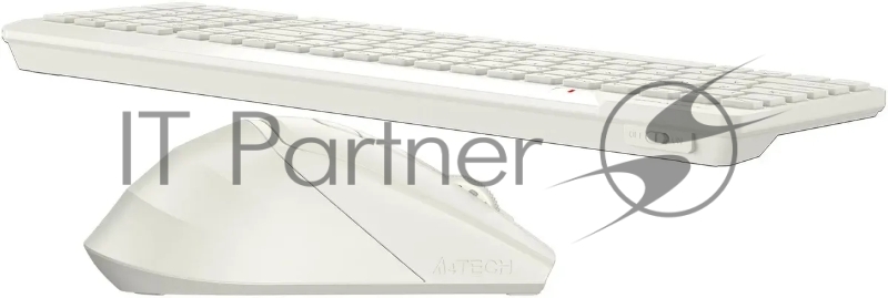 Клавиатура + мышь A4Tech Fstyler FG2400 Air клав:бежевый мышь:бежевый USB беспроводная slim (FG2400 AIR BEIGE)