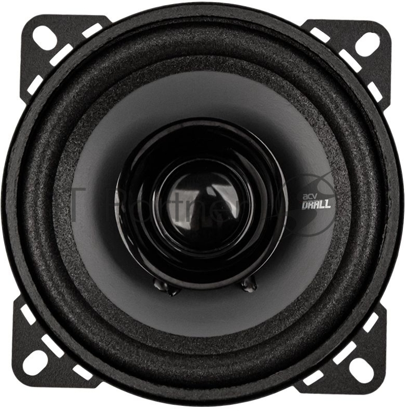 Колонки автомобильные ACV DRALL DR4 (без решетки) 100Вт 94дБ 3Ом 10см (4дюйм) (ком.:2кол.) широкополосные однополосные