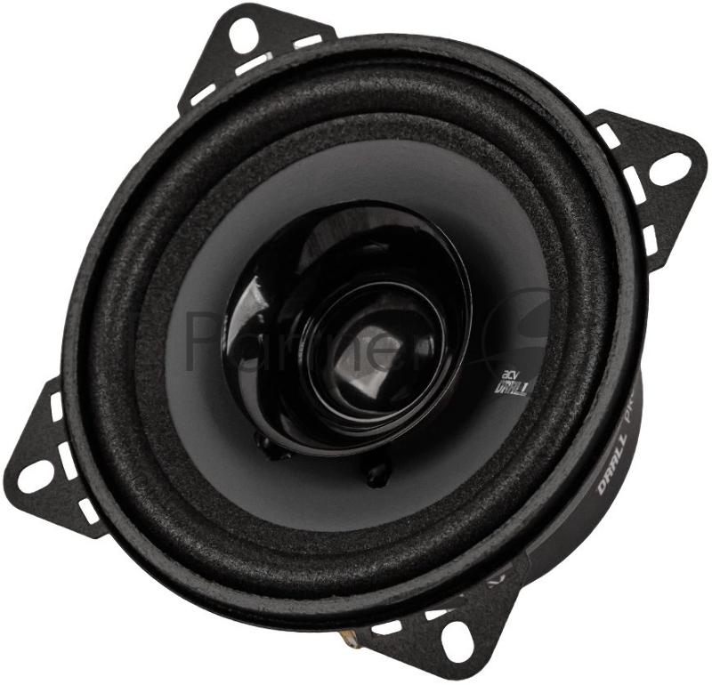 Колонки автомобильные ACV DRALL DR4 (без решетки) 100Вт 94дБ 3Ом 10см (4дюйм) (ком.:2кол.) широкополосные однополосные