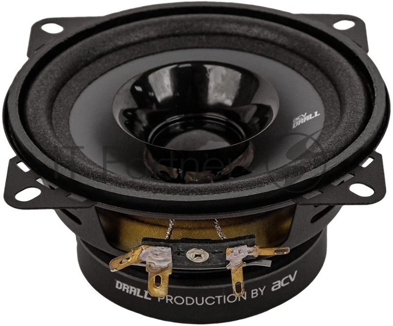 Колонки автомобильные ACV DRALL DR4 (без решетки) 100Вт 94дБ 3Ом 10см (4дюйм) (ком.:2кол.) широкополосные однополосные
