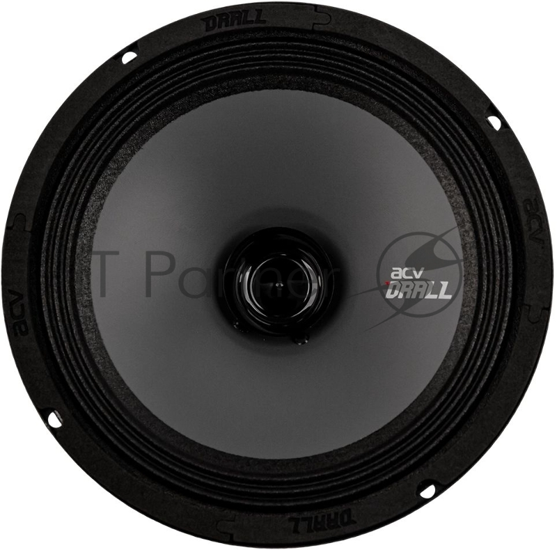 Колонки автомобильные ACV DRALL DR8 (без решетки) 300Вт 96дБ 3Ом 20см (8дюйм) (ком.:2кол.) широкополосные однополосные