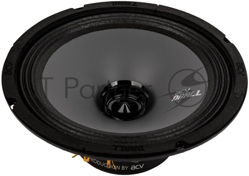 Колонки автомобильные ACV DRALL DR8 (без решетки) 300Вт 96дБ 3Ом 20см (8дюйм) (ком.:2кол.) широкополосные однополосные