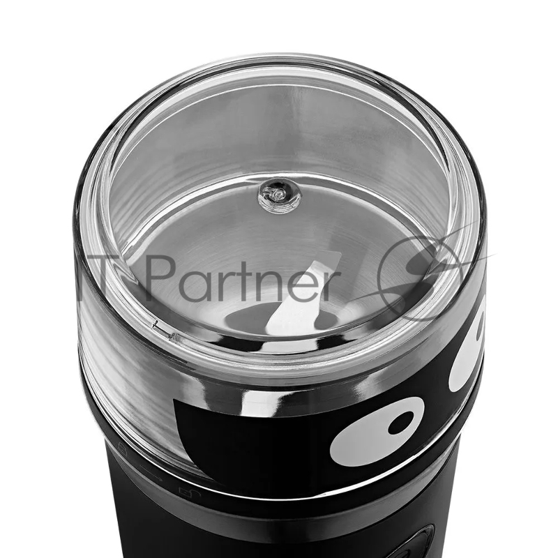 Кофемолка Kitfort КТ-799 210Вт сист.помол.:четырёхлезвийный нож вместим.:40гр черный/серебристый