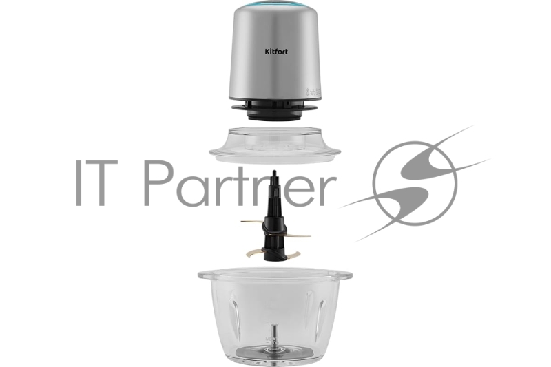 Измельчитель электрический Kitfort КТ-3510 1л. 300Вт стальной