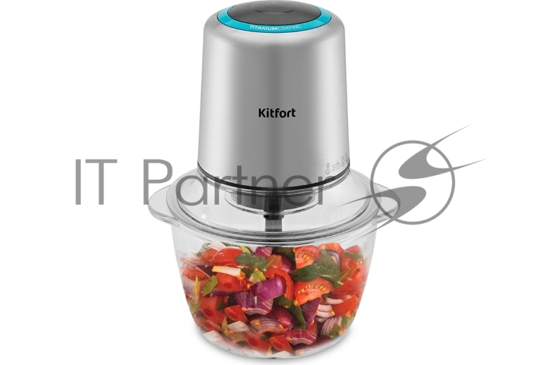 Измельчитель электрический Kitfort КТ-3510 1л. 300Вт стальной