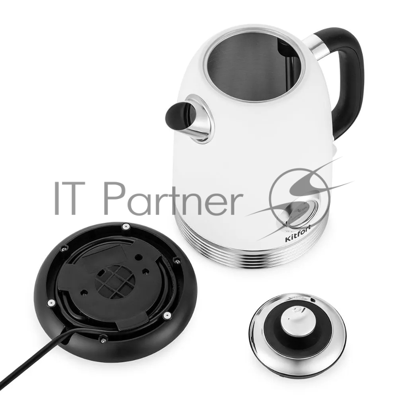 Чайник электрический Kitfort КТ-6603 1.7л. 2200Вт белый (корпус: пластик)