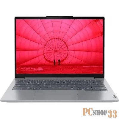Ноутбук Lenovo Thinkbook 14 G6 IRL Core i7 13700H 8Gb SSD512Gb Intel Iris Xe graphics 14 IPS WUXGA (1920x1200) noOS grey WiFi BT Cam Bag (21KG005QEV)