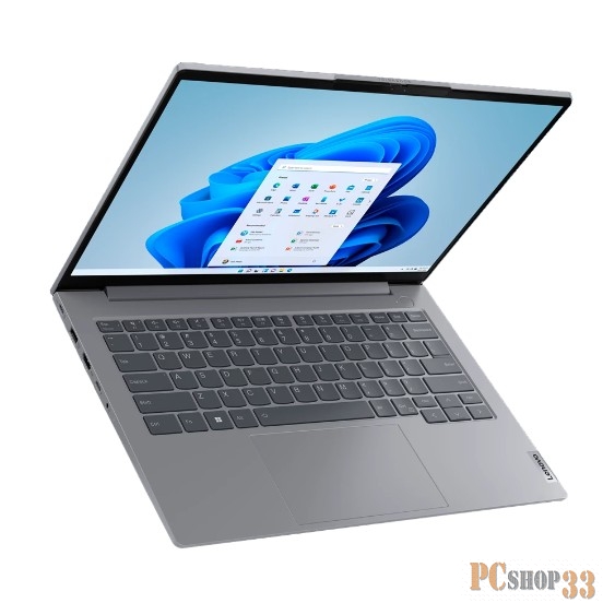 Ноутбук Lenovo Thinkbook 14 G6 IRL Core i7 13700H 8Gb SSD512Gb Intel Iris Xe graphics 14 IPS WUXGA (1920x1200) noOS grey WiFi BT Cam Bag (21KG005QEV)