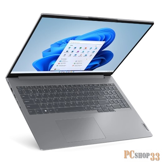 Ноутбук Lenovo Thinkbook 16 G6 IRL Core i5 1335U 8Gb SSD512Gb Intel Iris Xe graphics 16 IPS WUXGA (1920x1200) noOS grey WiFi BT Cam Bag (21KH0036EV)