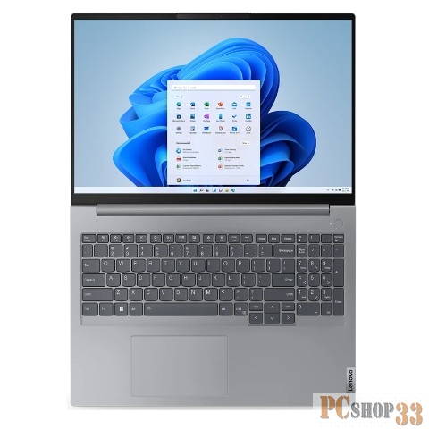 Ноутбук Lenovo Thinkbook 16 G6 IRL Core i5 1335U 8Gb SSD512Gb Intel Iris Xe graphics 16 IPS WUXGA (1920x1200) noOS grey WiFi BT Cam Bag (21KH0036EV)