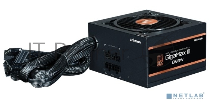 Блок питания Zalman ZM850-GV3, 850W, ATX12V v3.0, Gen 5.0, APFC, 12cm Fan, 80+ Bronze, Retail