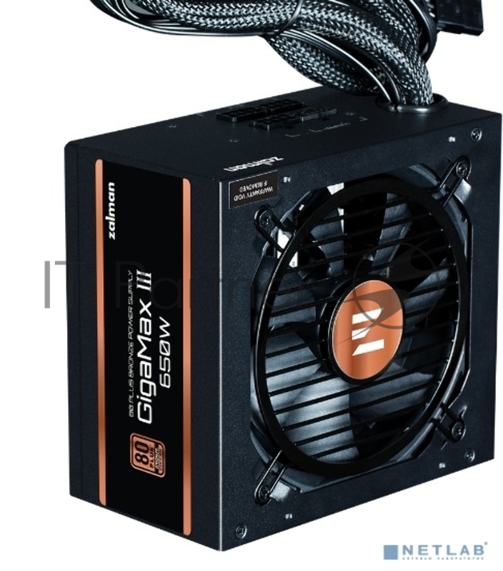 Блок питания Zalman ZM850-GV3, 850W, ATX12V v3.0, Gen 5.0, APFC, 12cm Fan, 80+ Bronze, Retail