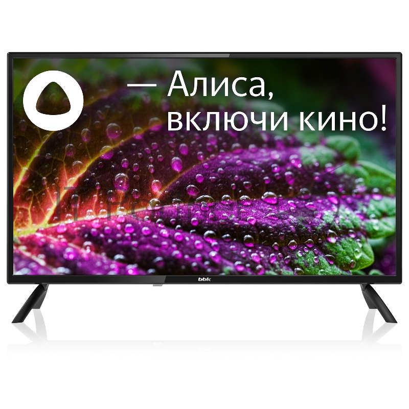 Телевизор LED BBK 32 32LEX-7257/TS2C (B) Яндекс.ТВ черный HD 60Hz DVB-T2 DVB-C DVB-S2 WiFi Smart TV (RUS)