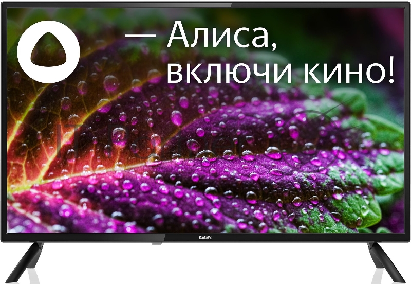 Телевизор LED BBK 32 32LEX-7257/TS2C (B) Яндекс.ТВ черный HD 60Hz DVB-T2 DVB-C DVB-S2 WiFi Smart TV (RUS)