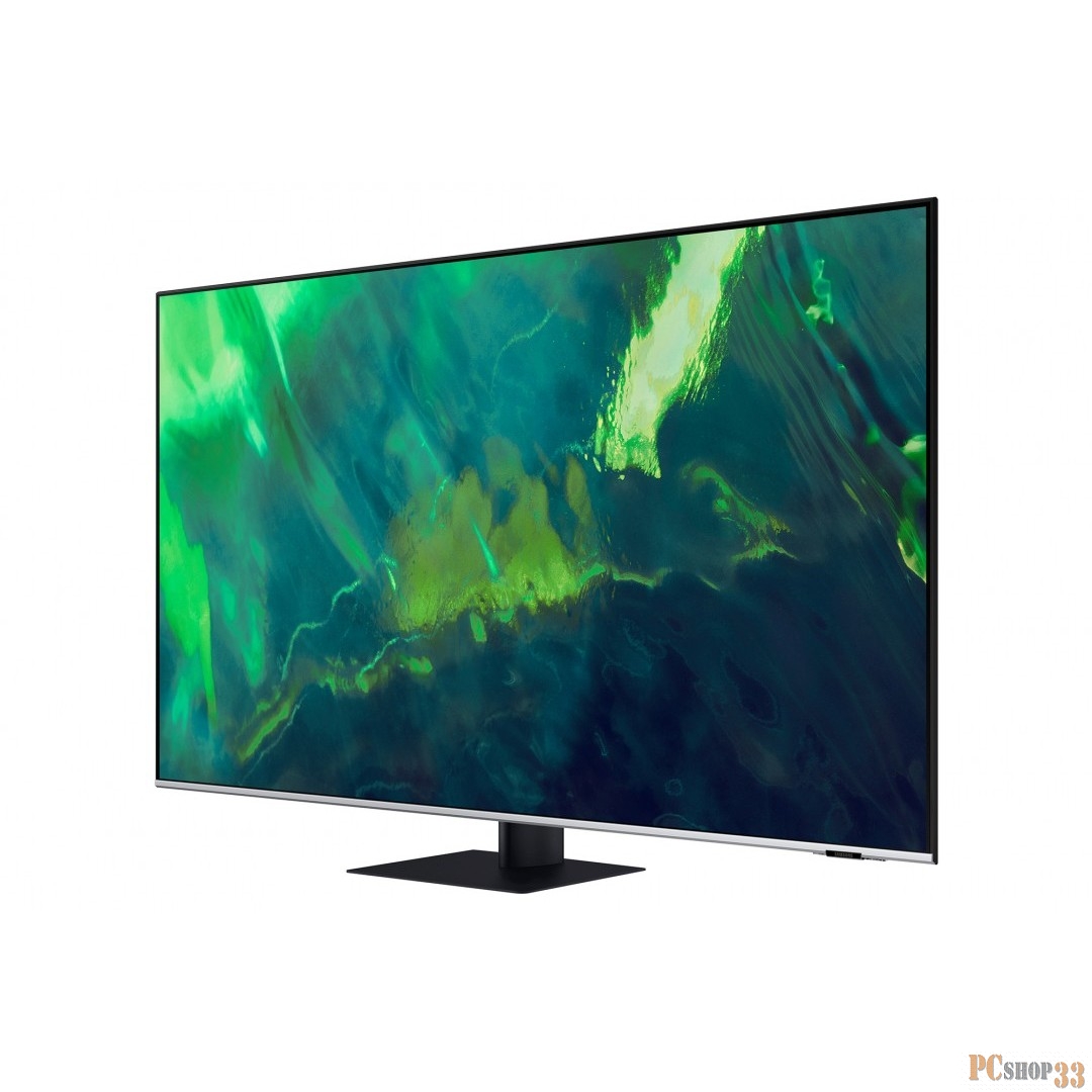 Телевизор QLED Samsung 75 QE75Q77AAUXRU Q темно-серый 4K Ultra HD 120Hz DVB-T2 DVB-C DVB-S2 USB WiFi Smart TV (RUS)