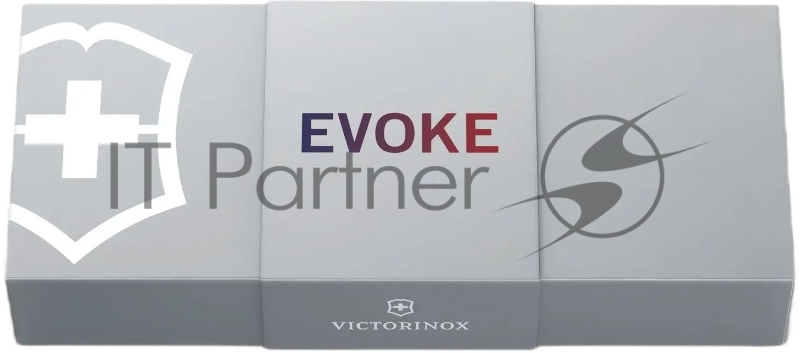 Нож перочинный Victorinox Evoke Alox (0.9415.D221) 136мм 5функц. синий/красный подар.коробка