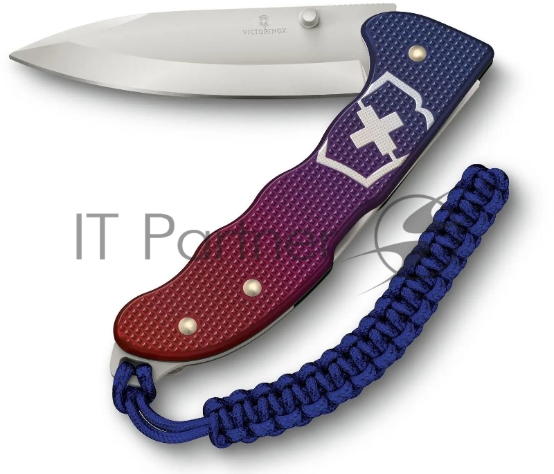 Нож перочинный Victorinox Evoke Alox (0.9415.D221) 136мм 5функц. синий/красный подар.коробка