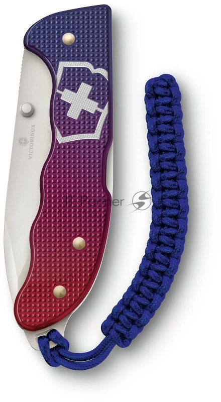 Нож перочинный Victorinox Evoke Alox (0.9415.D221) 136мм 5функц. синий/красный подар.коробка