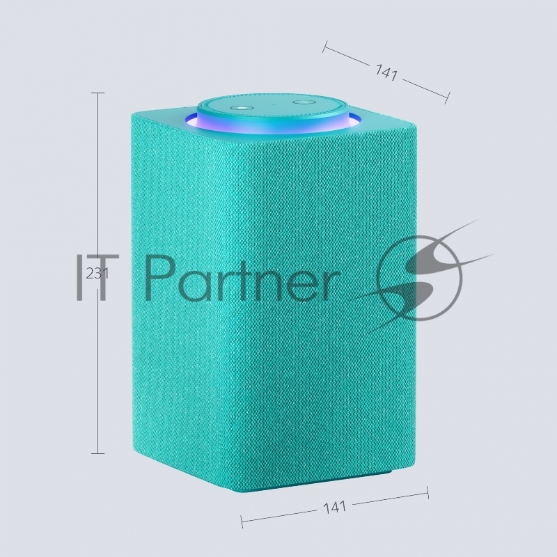 Умная колонка Yandex Станция Макс Zigbee Алиса бирюзовый 65W 1.0 BT/Wi-Fi 10м (YNDX-00053TRQ)