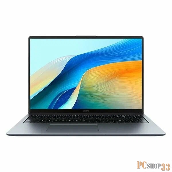 Ноутбук Huawei MateBook D 16 MCLF-X Core i5 12450H 16Gb SSD512Gb Intel UHD Graphics 16 IPS (1920x1200) Windows 11 Home grey space WiFi BT Cam (53013WXF)
