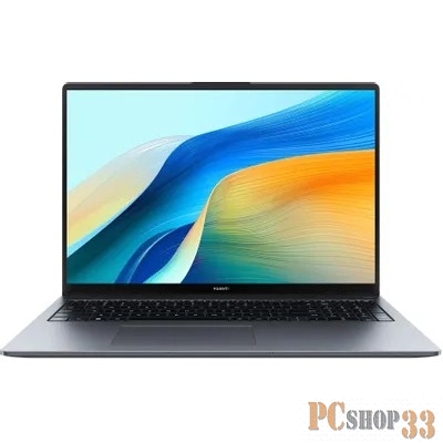 Ноутбук Huawei MateBook D 16 MCLG-X Core i5 13420H 16Gb SSD512Gb Intel UHD Graphics 16 IPS (1920x1200) Windows 11 Home grey space WiFi BT Cam (53013WXA)