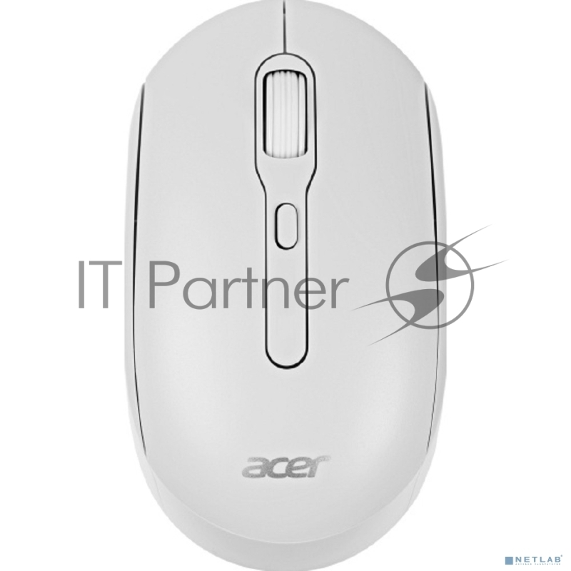 Мышь Acer OMR308 белый оптическая (1600dpi) беспроводная USB (4but)