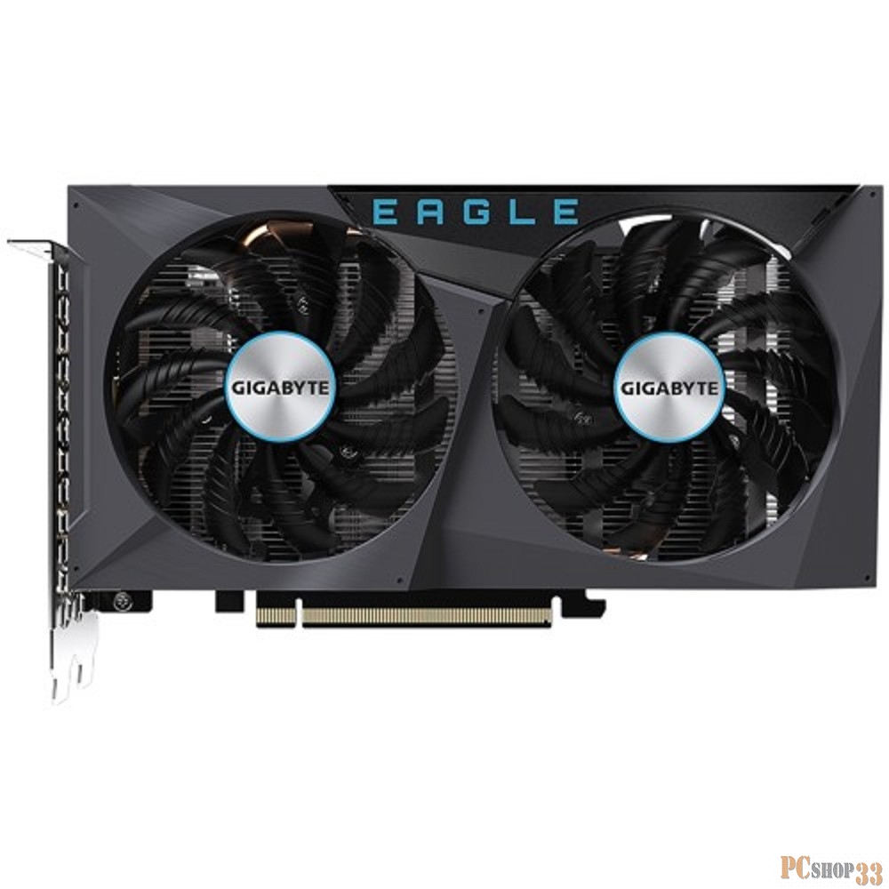Видеокарта Gigabyte PCI-E 4.0 GV-N3050EAGLE OC-6GD NVIDIA GeForce RTX 3050 6Gb 128bit GDDR6 1792/14000 HDMIx2 DPx2 HDCP Ret