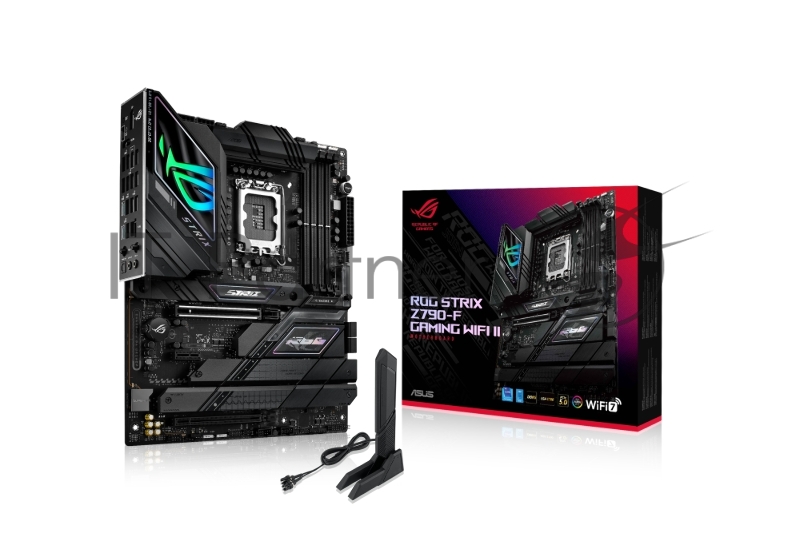 Материнская плата Asus ROG STRIX Z790-F GAMING WIFI II Soc-1700 Intel Z790 4xDDR5 ATX AC`97 8ch(7.1) 2.5Gg RAID+HDMI+DP