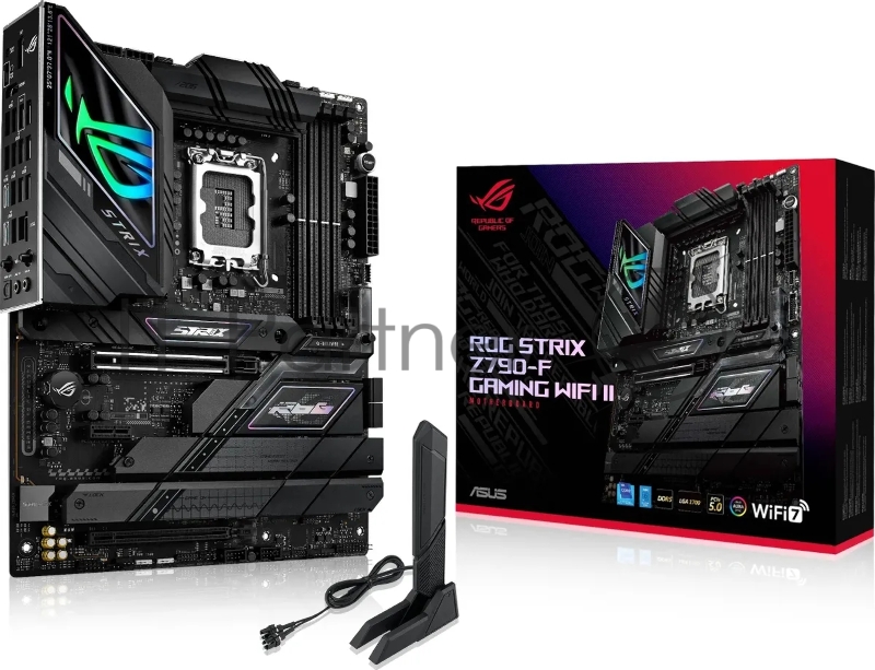 Материнская плата Asus ROG STRIX Z790-F GAMING WIFI II Soc-1700 Intel Z790 4xDDR5 ATX AC`97 8ch(7.1) 2.5Gg RAID+HDMI+DP