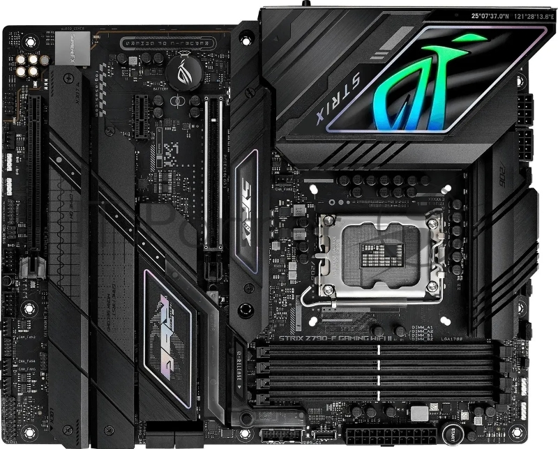 Материнская плата Asus ROG STRIX Z790-F GAMING WIFI II Soc-1700 Intel Z790 4xDDR5 ATX AC`97 8ch(7.1) 2.5Gg RAID+HDMI+DP
