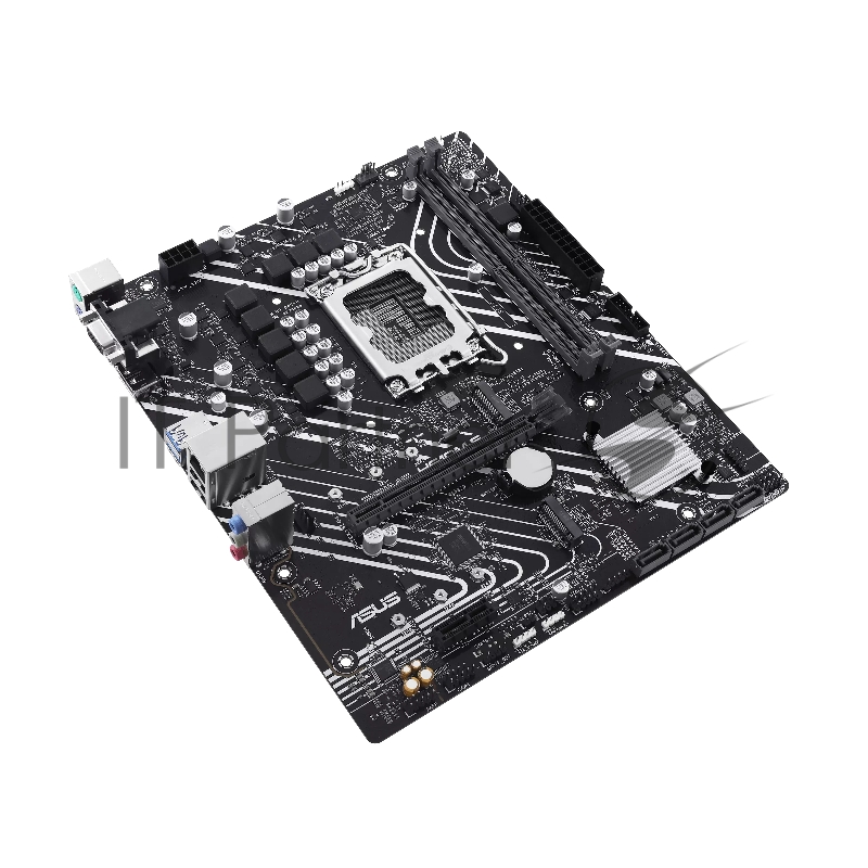 Материнская плата ASUS PRIME H610M-E-CSM, LGA1700, H610, 2*DDR5, DP+VGA + HDMI, SATA3, Audio, Gb LAN, USB 3.2, USB 2.0, COM*1 header (w/o cable), mATX 90MB1G10-M0EAYC
