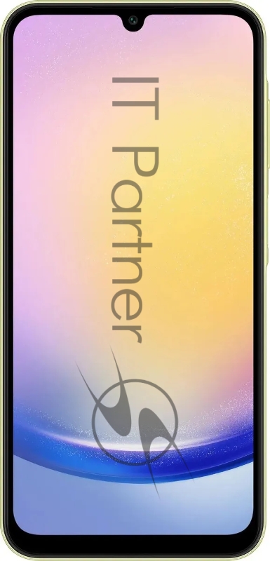 Смартфон Samsung SM-A256E Galaxy A25 256Gb 8Gb желтый моноблок 3G 4G 2Sim 6.5 1080x2340 Android 14 50Mpix 802.11 a/b/g/n/ac NFC GPS GSM900/1800 GSM1900 TouchSc Micro SD max1024Gb
