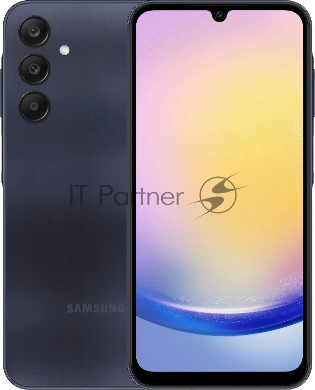 Смартфон Samsung SM-A256E Galaxy A25 256Gb 8Gb темно-синий моноблок 3G 4G 2Sim 6.5 1080x2340 Android 14 50Mpix 802.11 a/b/g/n/ac NFC GPS GSM900/1800 GSM1900 TouchSc Micro SD max1024Gb
