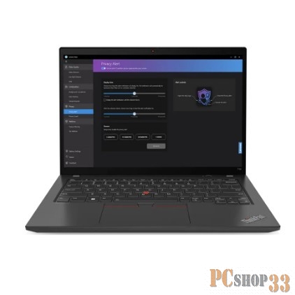 Ноутбук Lenovo ThinkPad T14 G4 Core i7 1355U 16Gb SSD512Gb Intel Iris Xe graphics 14 IPS WUXGA (1920x1200) Windows 11 Professional 64 black WiFi BT Cam (21HEA05PCD)