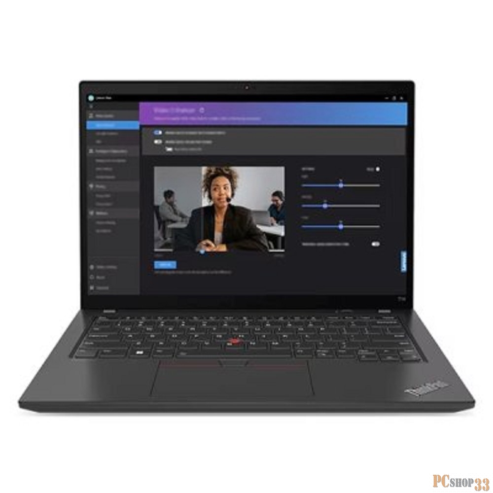 Ноутбук Lenovo ThinkPad T14 G4 Core i7 1360P 16Gb SSD1Tb Intel Iris Xe graphics 14 IPS WUXGA (1920x1200) Windows 11 Professional 64 black WiFi BT Cam (21HEA02800)
