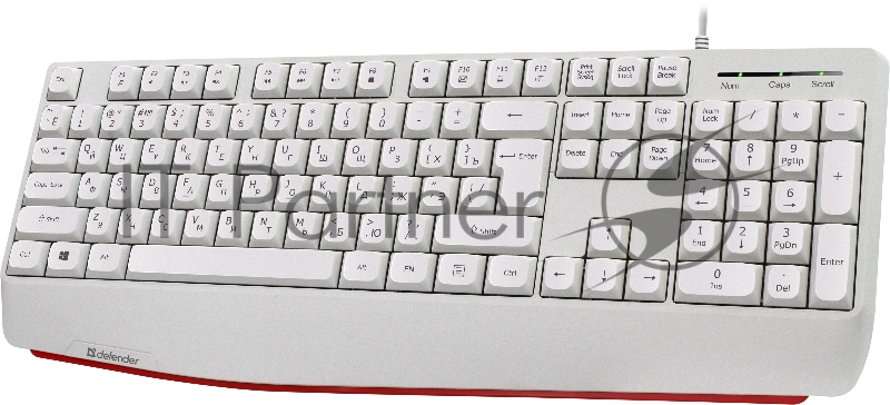 Клавиатура DEFENDER ATOM HB-546 RU WHITE 45547 1.8M