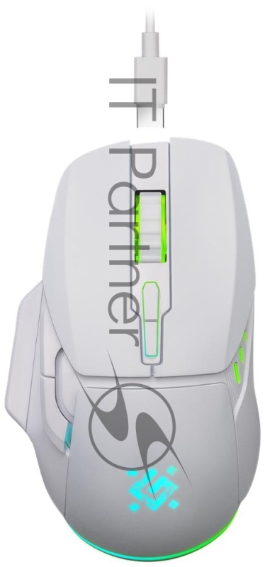 Мышка DEFENDER USB OPTICAL GAMING WHITE STIX GM-009 52009