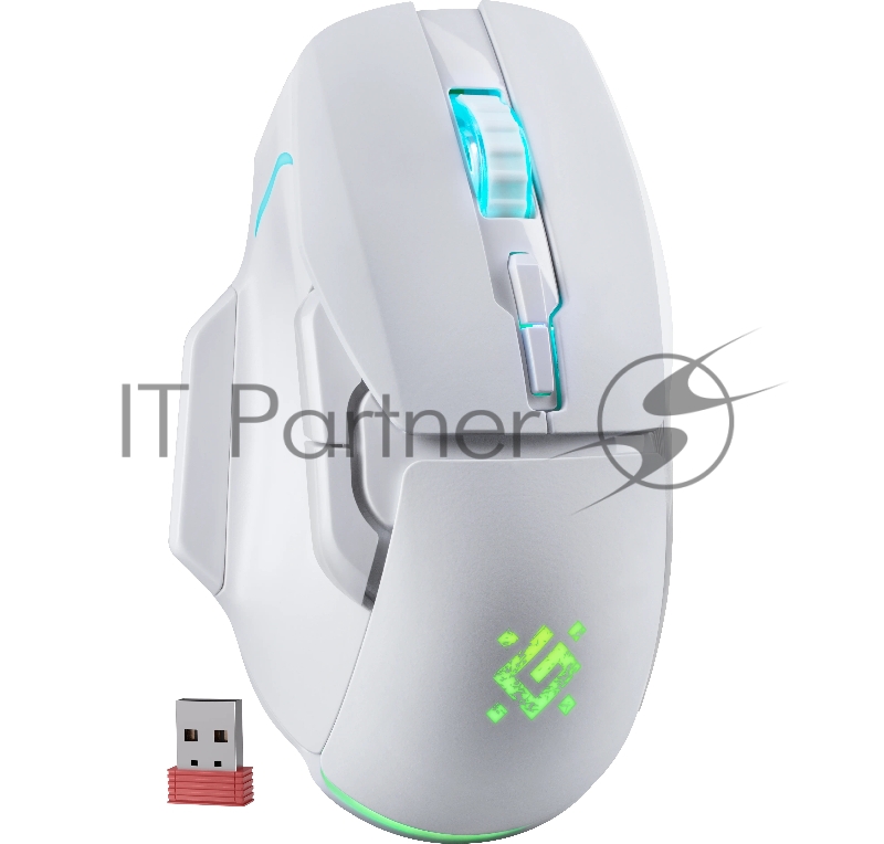 Мышка DEFENDER USB OPTICAL GAMING WHITE STIX GM-009 52009