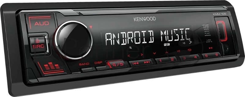 Автомагнитола Kenwood KMM-105 1DIN 4x50Вт AUX 1