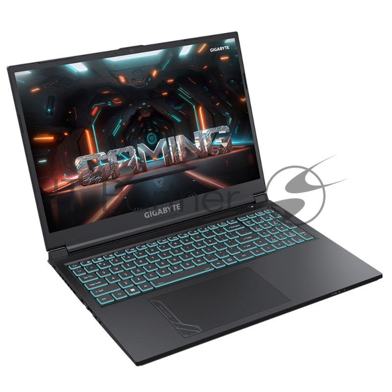 Ноутбук Gigabyte G6 Core i5 13500H 16Gb SSD512Gb NVIDIA GeForce RTX4060 8Gb 16 IPS FHD+ (1920x1200) Windows 11 black WiFi BT Cam (KF-53KZ853SH)