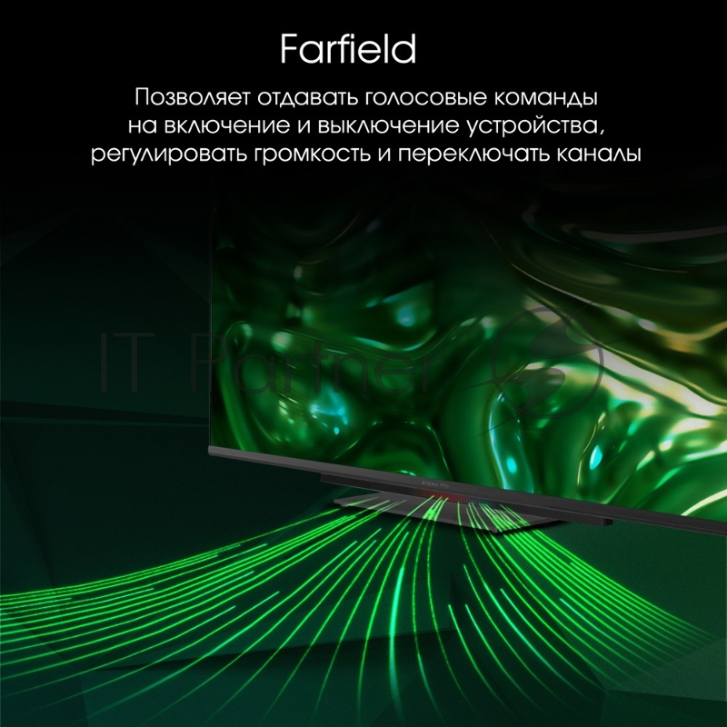 Телевизор LED Digma Pro 55 UHD 55C Google TV Frameless черный/черный 4K Ultra HD 120Hz HSR DVB-T DVB-T2 DVB-C DVB-S DVB-S2 USB WiFi Smart TV