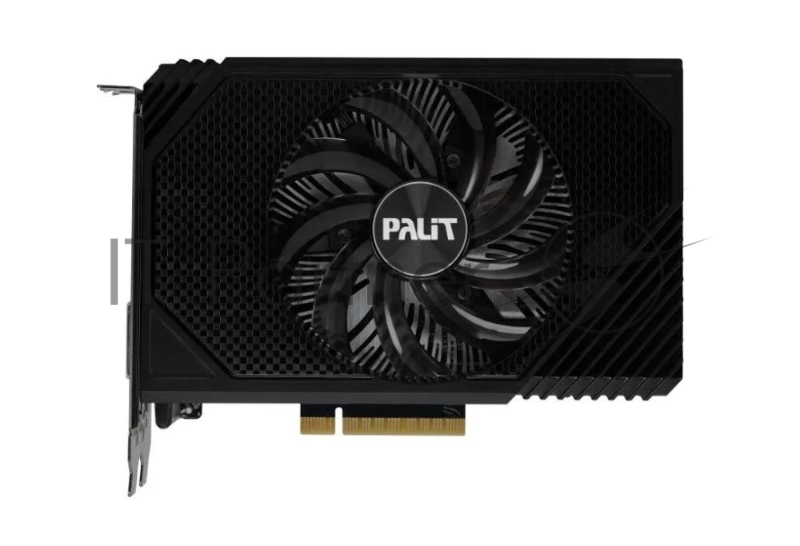 Видеокарта Palit PCI-E 4.0 RTX3050 STORMX OC NVIDIA GeForce RTX 3050 6Gb 96bit GDDR6 1042/14000 DVIx1 HDMIx1 DPx1 HDCP Ret