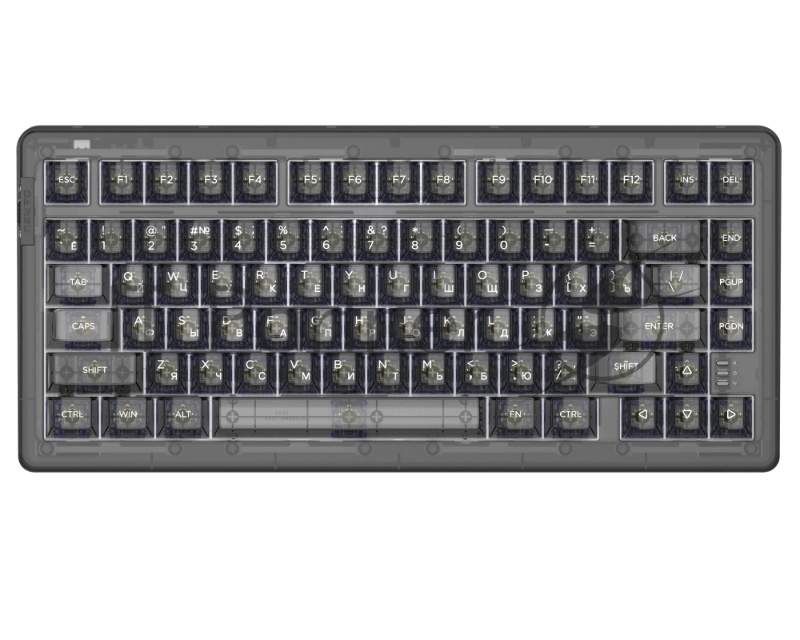 Клавиатура механическая проводная Dareu A81 Black (черный), 81 клавиша, switch Firefly (tactile)