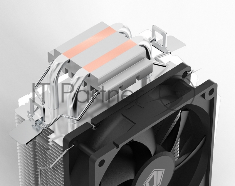 Кулер Cooler ID-Cooling SE-902-SD V3, S1700/1200/115x/AMD, 9cm, 2000rpm, 37.44CFM, 3pin