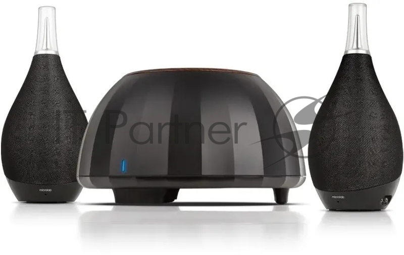 Колонки MICROLAB Icon черный {6 Вт * 2 + 24 Вт (THD=10%), Гармонические искажения: < 0,5% (1 Вт 1 кГц), Входная чувствительность: 800 мВ, Частотная характеристика: 50 Гц - 20 кГц,}