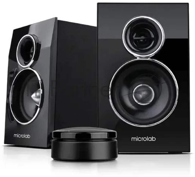Колонки MICROLAB M-310 черный {35 Вт (сабвуфер 15 Вт, сателлит 10 Вт *2), Гармонические искажения: < 0,5% 1 Вт 1 кГц, Частотная характеристика: 30 Гц - 20 кГц, Отношение сигнал/шум: > 75 дБ, Разделение: >45 д